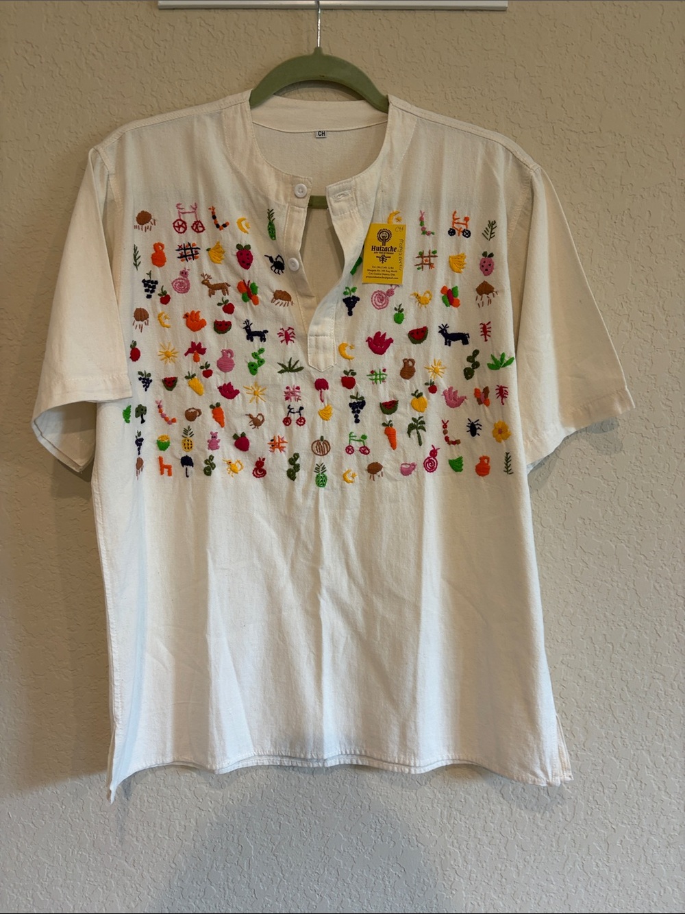 NWT Oaxacan embroidered shirt